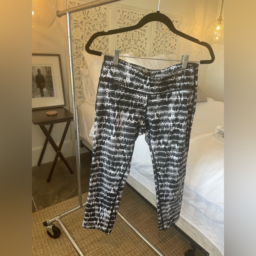 Nike Running black and white leggings